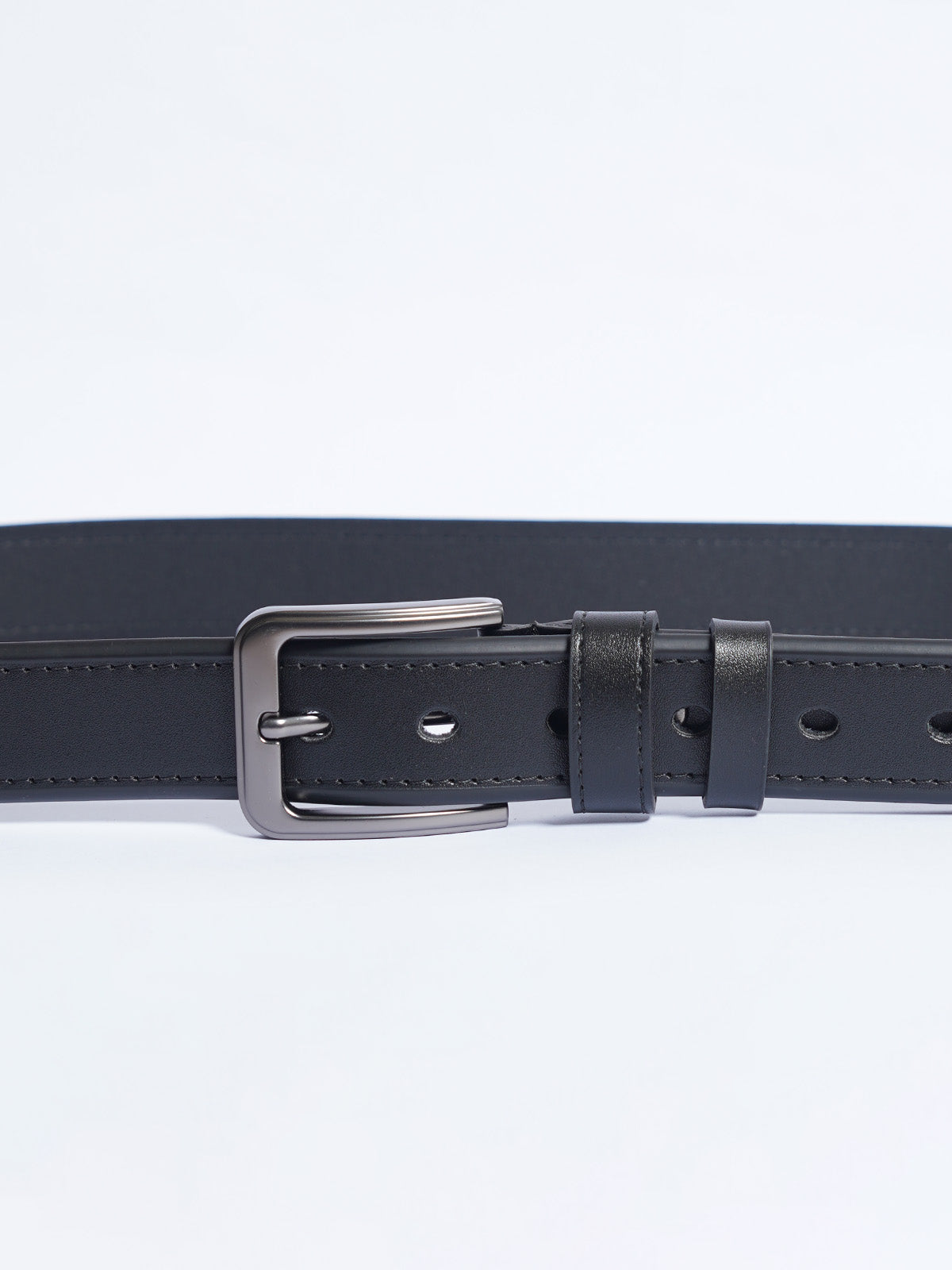 Black Leather Belt For Men