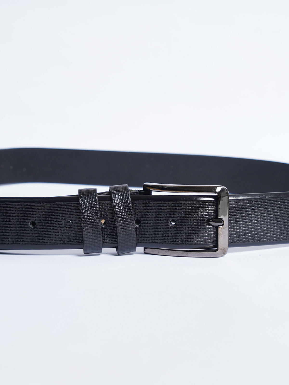 Black Leather Belt For Men
