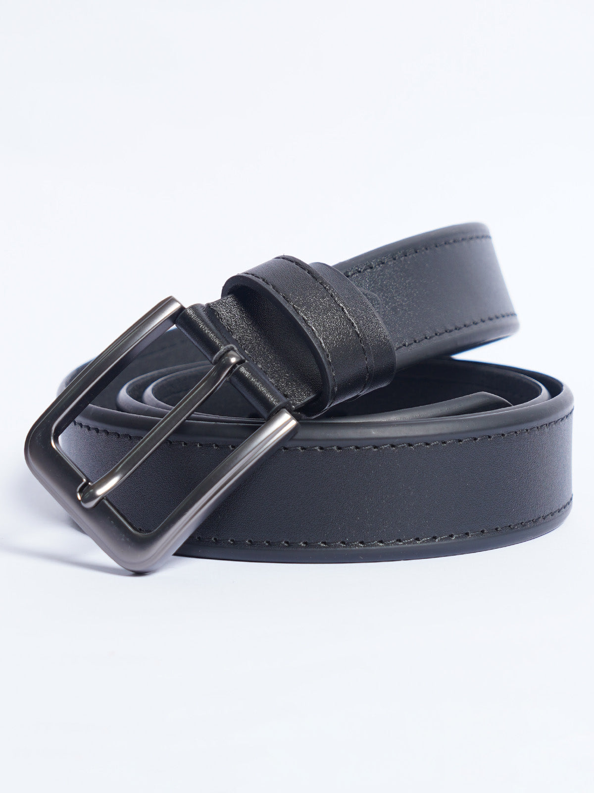 Black Leather Belt For Men