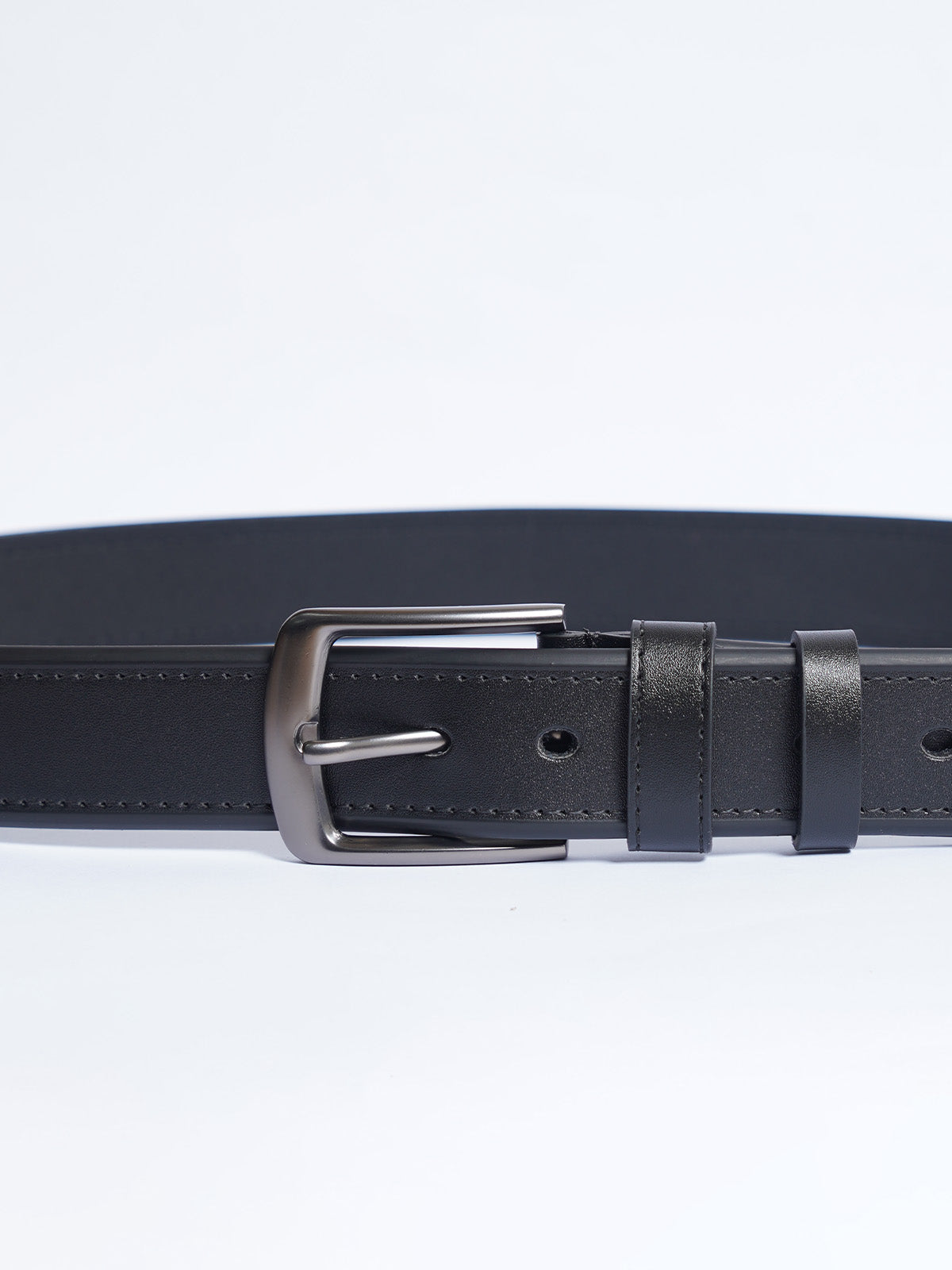 Black Leather Belt For Men