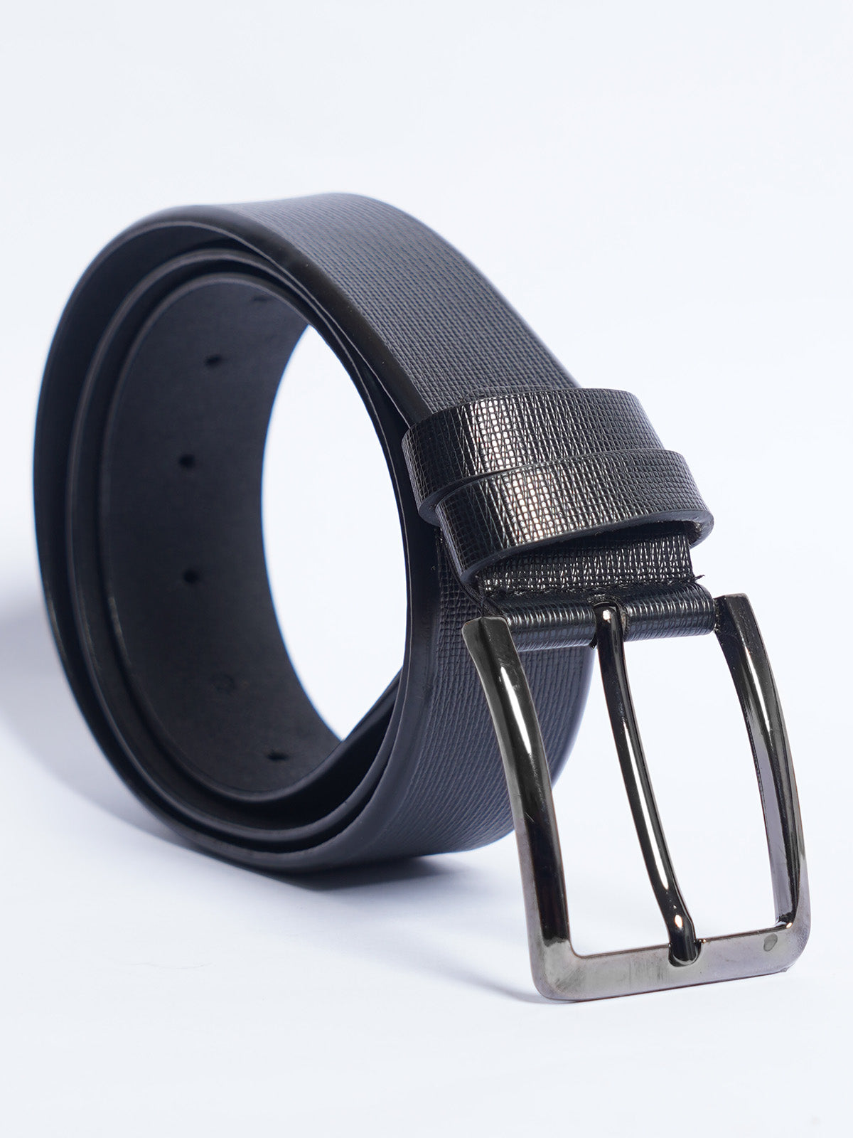 Black Leather Belt For Men